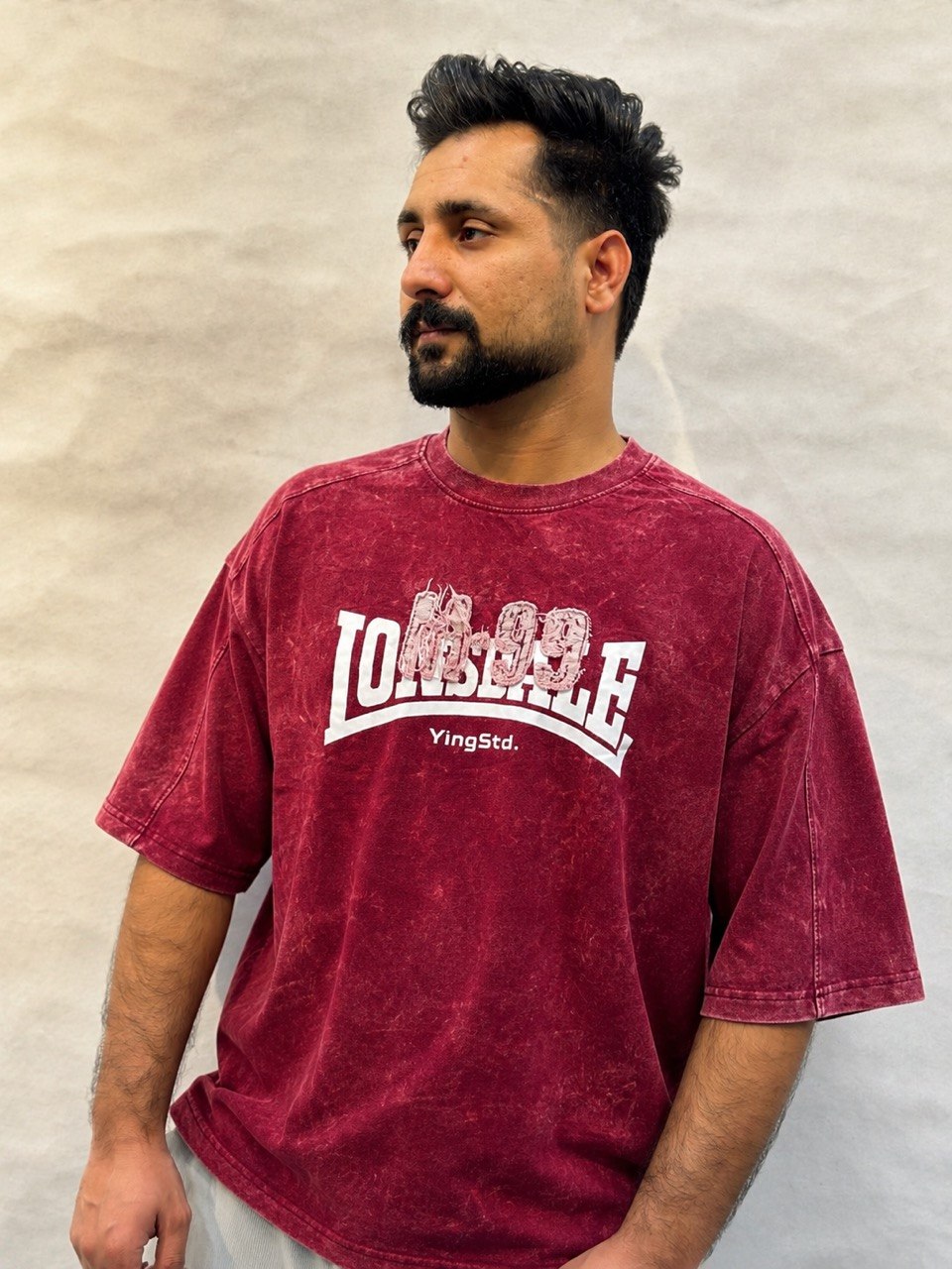 تیشرت سنگ شور قواره دار LONSDALE
